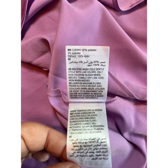 International Concepts Babydoll Chemise Lingerie Purple Strappy Sexy Plus XXL - Picture 5 of 14